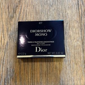 Dior Eyeshadow Diorshow Mono in 477 (Camouflage).  Beautiful Camo Green color.